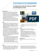 AN/SQQ-89A (V) 15 Integrated Undersea Warfare (USW) Combat System Suite