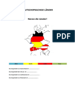 Deutschsprachige Laender Aktivitatskarten Arbeitsblatter - 14098
