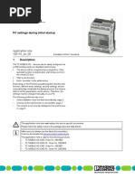 TC Mobile I/O... : PC Settings During Initial Startup