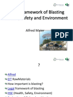 Legal Framework of Blasting Health, Safety and Environment: Alfred Maier