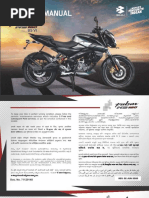 Owner's Manual Pulsar NS160