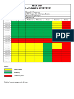 Schedule - Docx Version 1 PDF