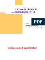 Optimization of Chemical Processes (Che1011)