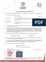 EU - Type Examination Certificate: II 2G Ex Ia IIC T5/T6 GB II 2D Ex Ia IIIC T100°C/T85°C DB IP6X