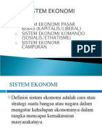 Sistem Ekonomi2031