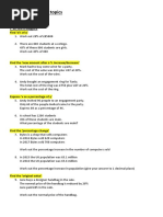 3a Re-Cap Maths Exercise 1