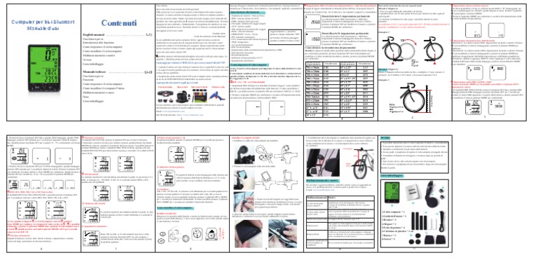 Bike Computer manual-IT PDF | PDF