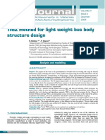 TRIZ Method For Light Weight Bus Body Structure Design: of Achievements in Materials and Manufacturing Engineering