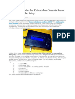 Alat Pengatur Suhu Otomatis DHT11 LCD Relay