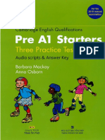 188 - 2 - Pre A1 Starters. Three Practice Tests. Scripts&Key - 2018 - 26p PDF