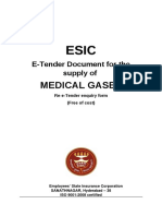 Medical Gases: E-Tender Document For The Supply of