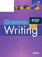 Grammar For Writing - Common Core Enriched Edition - Grade 7