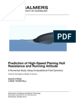 Prediction of High-Speed Planing Hull Resistance and Running Attitude