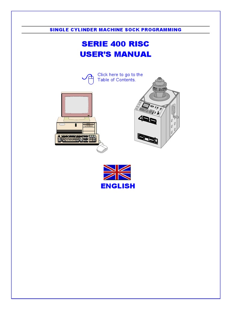 Lonati 400 Sock Machine User Manual | PDF | Computer Program | Programming