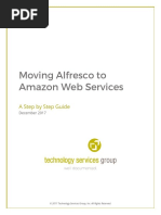 Moving Alfresco To Amazon Web Services: A Step by Step Guide