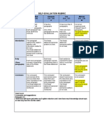 First Essay Draft Rubric