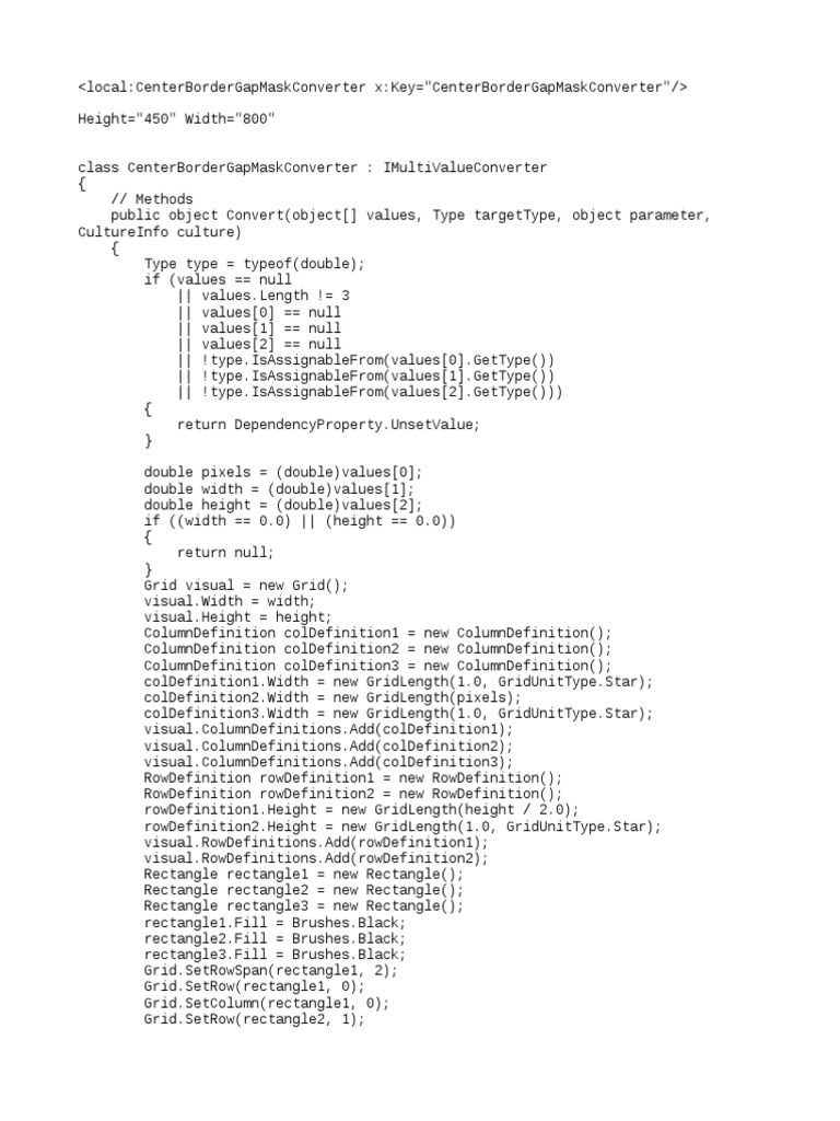 Center Border Gap Mask Converter | PDF | Computer Programming ...