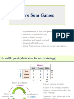 Zero Sum Game Strategies: Pure vs Mixed, Nash Equilibrium