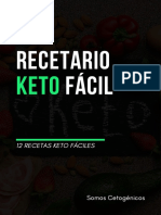 12 recetas keto fáciles