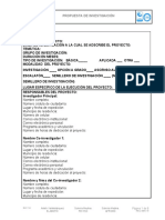 Gi-F-14. Formato para Formulación de Propuesta de Investigación