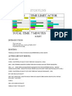 Actions Time Limit Actor: Storyline