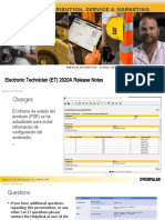 Americas Distribution, Service & Marketing: Electronic Technician (ET) 2020A Release Notes