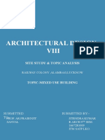 Architectural Design - Viii: Site Study & Topic Analysis