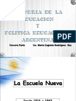 La Escuela Nueva en Argentina 1916-1943