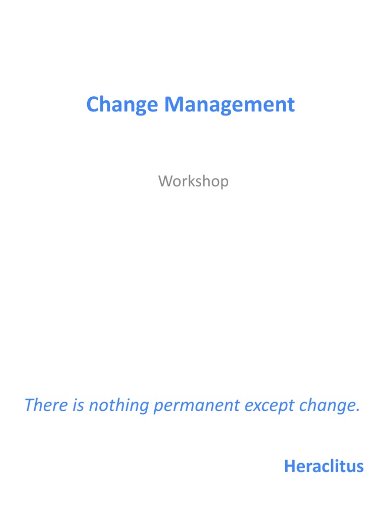 Change Management in Software Projects | PDF