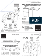 Cocina Terranova Instructivo Instalacion Mueble Inferior
