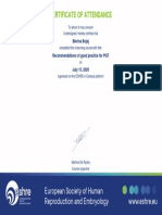 Webinar - Recommendations PGT - Certificate of Attendance - Blerina Bojaj PDF