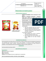 Ficha Tecnica Harina de Maiz PDF