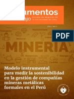 Modelo Instrumental para Medir La Sostenibilidad en La Gestion de Companias Mineras Metalicas Formales en El Peru - M. Schwarz Abril 2017