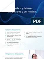 FUNDAMENTO LEGAL DE DERECHOS Y DEBERES DE PX Y MEDICOS