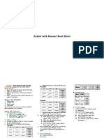 101 Arabic With Husna Cheat Sheet