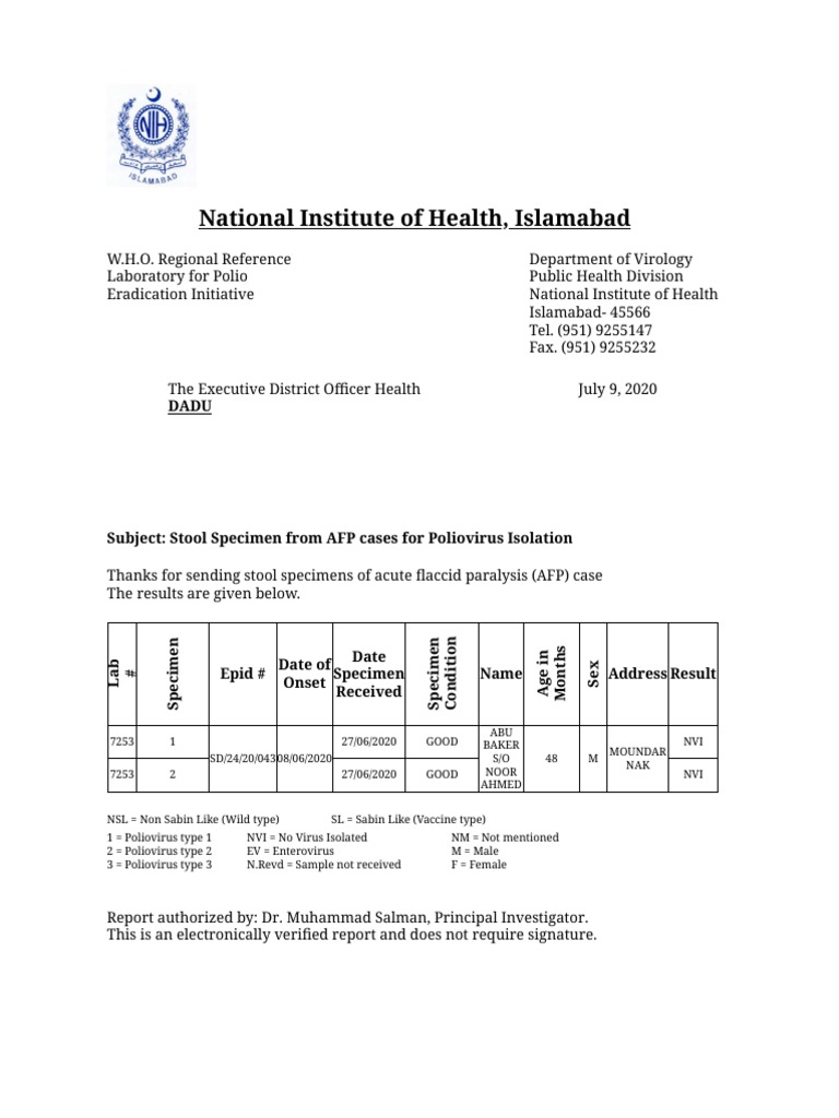 Idims Eoc.gov PK Afp Reports LabResult Script Execute Country PAK