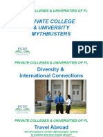 Private College & University Mythbusters: Private Colleges & Universities of FL