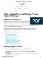 What Is Digital Forensics - History, Process, Types, Challenges