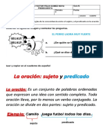 Guia Español 4° El Sujeto y El Predicado.2