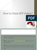 How To Claim EPF Online