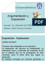 Exposicion y Argumentacion Adela Gracian Gonzales