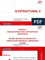 Unidad Ii - Ae - Ii - 2.2.analisis Matricial Estructuras - Rigideces - Armaduras Planas