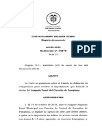 AP189-2019 (54478) Impedimento Haber Sido Juez de Control de Garantias