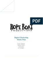 HopeBoat Productions Digital Media Plan