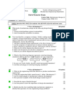 Mechatronics Design 2 Final Exam 2009-2010