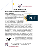 Dps450 Digital Air Data: (Meets RVSM Accuracy Requirements)