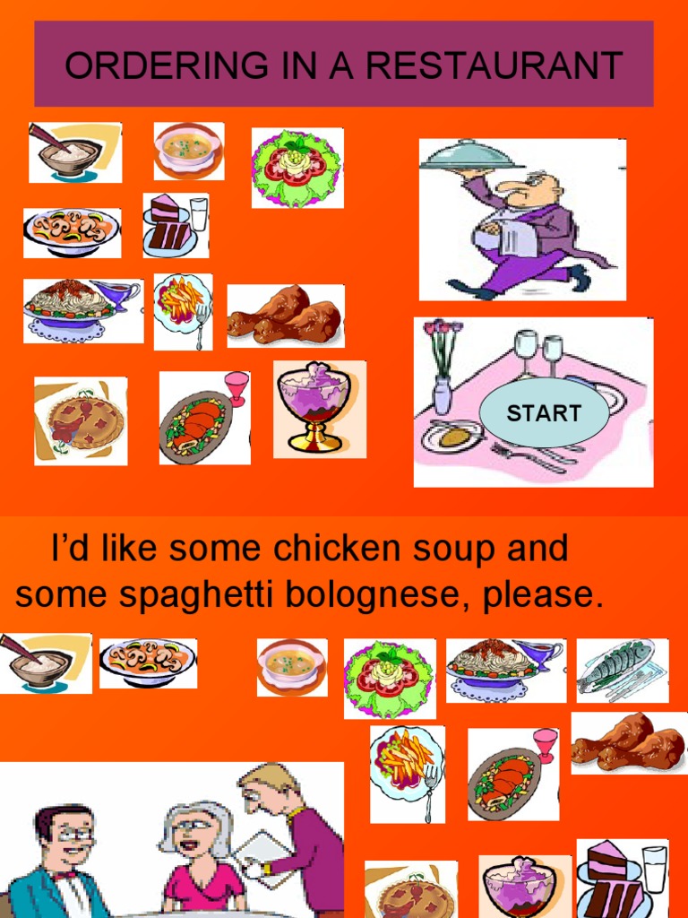 A Guide to Placing Orders at a Restaurant: Examples of Meal Requests | PDF