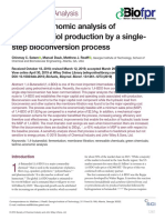 Techno-Economic Analysis 14butanedialproduction Single Step Bioconversion Process PDF