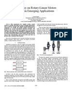 A Survey on Rotary-Linear Motors Used in Emerging Applications