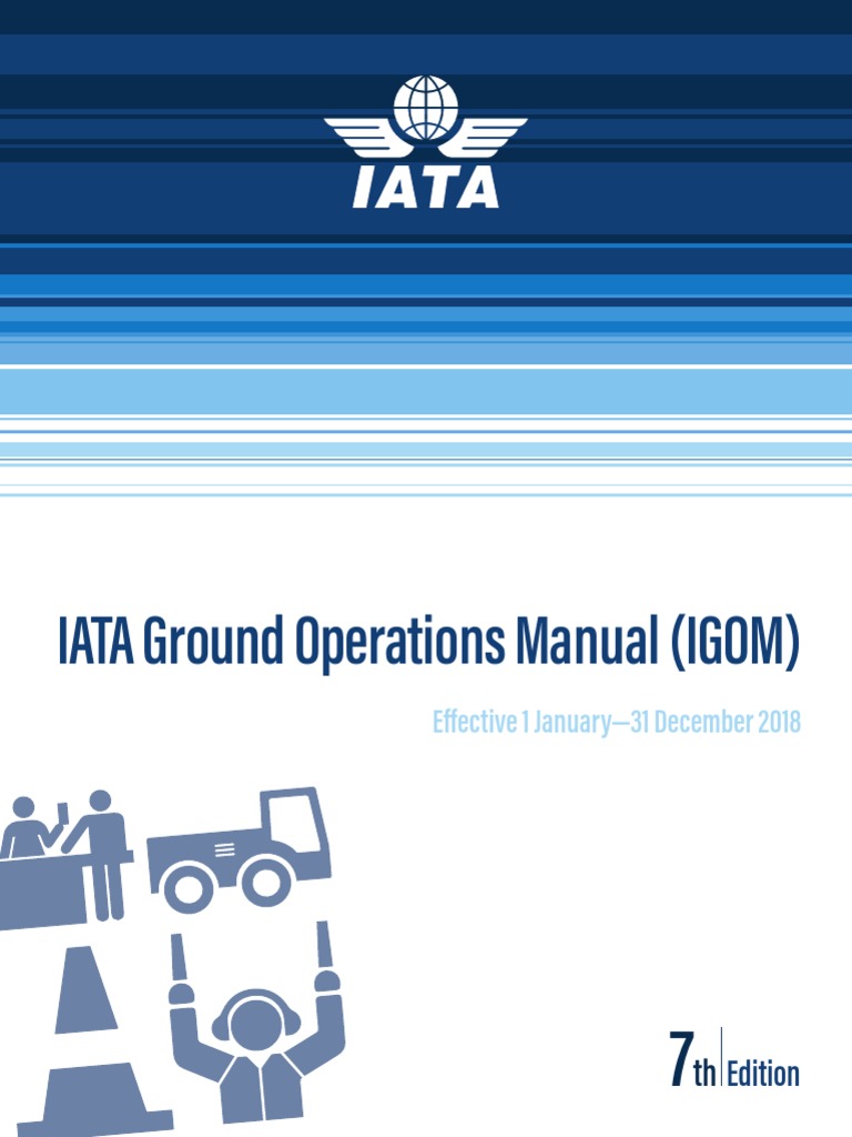IATA Ground Operations Manual (IGOM) Edition PDF Airport Aviation